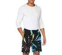 Urban Classics Sweat Tie Dye Batik Shorts, Black, XL Homme