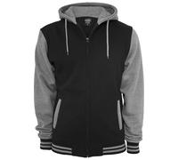 Urban Classics 2-tone Zip Sweatshirt Noir XL Homme