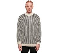 Urban Classics Sweater Oversized Two Tone Maillot de survêtement, Blanc/Noir, 4XL Homme