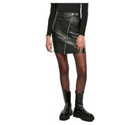 Urban Classics Femme De Motard en Cuir Synthétique pour Jupe, Noir, L EU