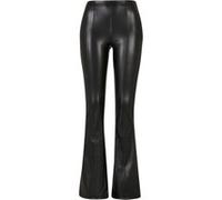 Urban Classics Synthetic Leather Flared Pants Black Taille: L | Pantalons en cuir Outlet | Femme | Le Noir