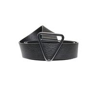 Urban Classics Synthetic Leather Triangle Buckle Belt Ceinture, Black, L/XL Mixte