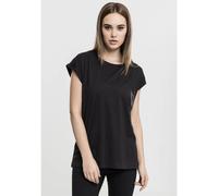 Urban Classics – T-shirt femme Extended Shoulder – Noir – L (EU)