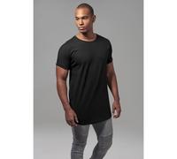 T-Shirt Manches courtes de Urban Classics - T-Shirt Long Manches Retroussées - S à 5XL - pour Homme - noir 5XL