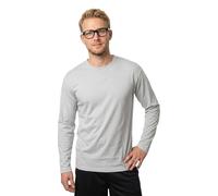 Urban Classics Oversized Open Edge Long Sleeve T-shirt Gris S Homme