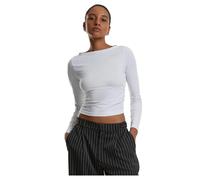 Urban Classics Femmes Ladies Ruffled Super Slim Longsleeve TB7088 5XL