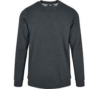 Urban Classics T-Shirt Basic Terru Homme Sweat-Shirt Gris Sombre chiné Regular/Coupe Standard