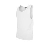 Urban Classics Jersey Big Tank Top Sport, Blanc (White), L Homme