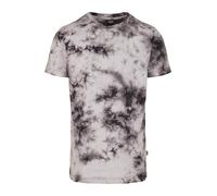 Urban Classics T-Shirt 'Black Tie Dye' noir / blanc naturel, Taille M