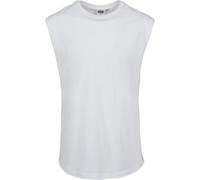 Urban Classics T-Shirt sans Manches à Bord Ouvert pour Homme - Col Rond - en Coton - Disponible dans de Nombreuses Couleurs - Tailles XS à 5XL, Blanc., XXXL