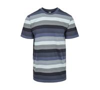 Urban Classics T-Shirt bleu marine / bleu-gris / blanc, Taille M