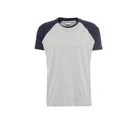 Urban Classics Homme Raglan Contrast Tee T shirt, Gris/Bleu, S EU