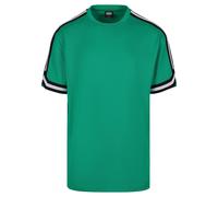 Urban Classics T-Shirt émeraude / noir / blanc, Taille M-L