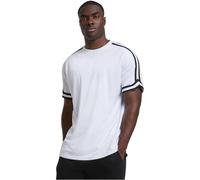 Urban Classics T- Shirt en Maille à Rayures surdimensionnées, Blanc, M Homme