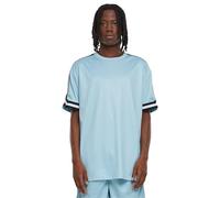 Urban Classics T-Shirt en Maille à Rayures surdimensionnées pour Homme, Turquoise, M