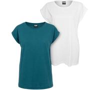 Urban Classics T-shirt femme Ladies Extended Shoulder Tee 2-Pack XS