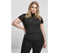 Urban Classics T-shirt femme Ladies Flock Lace Turtleneck Tee XXL
