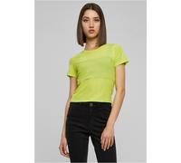Urban Classics T-shirt 'Mesh Tee' citron vert, Taille M