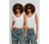 Urban Classics T-shirt femme Ladies Tied Basic Jersey Top 2-Pack TB7520A S