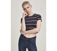 Urban Classics T-shirt femme Ladies Yarn Dyed Skate Stripe Cropped Tee XL