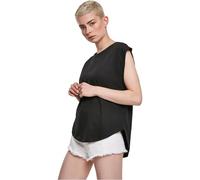 Urban Classics Femme T-shirt Ladies Basic Shaped Tee T shirt, Noir, L EU
