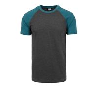 Urban Classics T-Shirt gris basalte / pétrole, Taille XXL