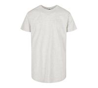 Urban Classics Men's Shaped Long Tee T-Shirt, lightgrey, L