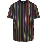 Urban Classics T-Shirt Imprimé Oversized À Rayures Rétro Multicolore