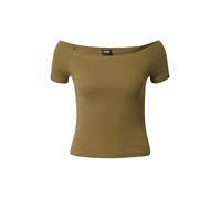 Urban Classics T- Shirt pour Femme Off Shoulder Rib,kaki,XXXL