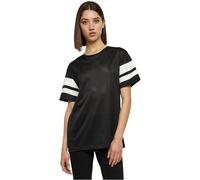 Urban Classics T-shirt maternité à rayures en mesh femme Multicolore (Blk/WHT) Taille S