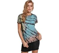 Urban Classics T- Shirt Ladies Tie Dye Boyfriend Tee Femme - Noir/Multicolore - L