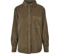 Urban Classics T- Shirt Large pour Femme Corduroy Chemise, Olive, XXL Große Größen Extra Tall