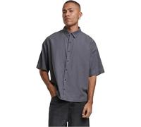 Urban Classics T- Shirt léger en Denim Chemise, Gris Moyen, L Hommes