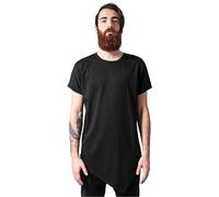 Urban Classics T-Shirt Long asymétrique pour Homme, Disponible dans de Nombreuses Couleurs différentes, Tailles XS à XXL, Noir, XS