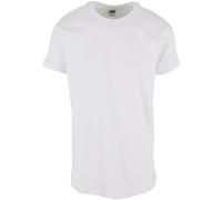 Urban Classics T-Shirt Long Manches Retroussées Homme T-Shirt Manches Courtes Rouge