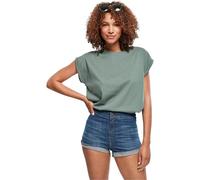 Urban Classics T-Shirt Manches Larges Femme Femme T-Shirt Manches Courtes Vert M 100% Coton Large