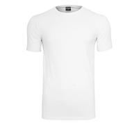 Urban Classics T-Shirt Moulant en Stretch Homme T-Shirt Manches Courtes Blanc XL
