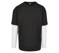 Urban Classics T-shirt homme Oversized Shaped double couche manches longues Multicolore M EU