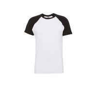 Urban Classics T-Shirt Raglan Contrast Homme T-Shirt Manches Courtes Blanc/Noir M