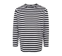 Urban Classics T-shirt Regular Stripe Ls Rayé Blanc/Noir XL Homme