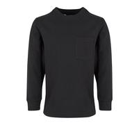 Urban Classics T-shirt manches longues garçon oversize épais avec poche Noir Taille 158-164
