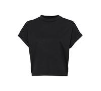 Urban Classics T-shirt femme Ladies Short Pigment Dye Cut On Sleeve Tee Black 5XL