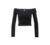 Urban Classics Femmes Ladies Velvet Rib Crossed Off Shoulder Longsleeve L