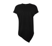 Urban Classics Homme Asymetric Long Tee T shirt, Noir (Black 7), M EU