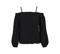 Urban Classics T-shirt Femme Manches longues épaules dénudées Noir Taille S