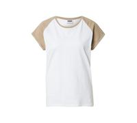 Urban Classics T-shirt noisette / blanc, Taille S