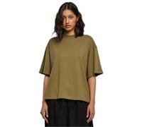 Urban Classics Ladies Organic Heavy Slit Tee T-Shirt, Tiniolive, S Femme