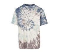 Urban Classics T-Shirt Oversize Tie-Dye Homme T-Shirt Manches Courtes Blanc cassé S