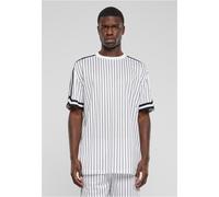 Urban Classics Oversized Striped Mesh Short Sleeve T-Shirt XL
