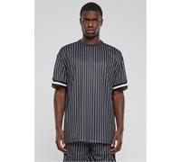 Urban Classics Oversized Striped Mesh Tee Black/white Taille: XXL | Vêtements de Sport Outlet | Homme | Le Noir